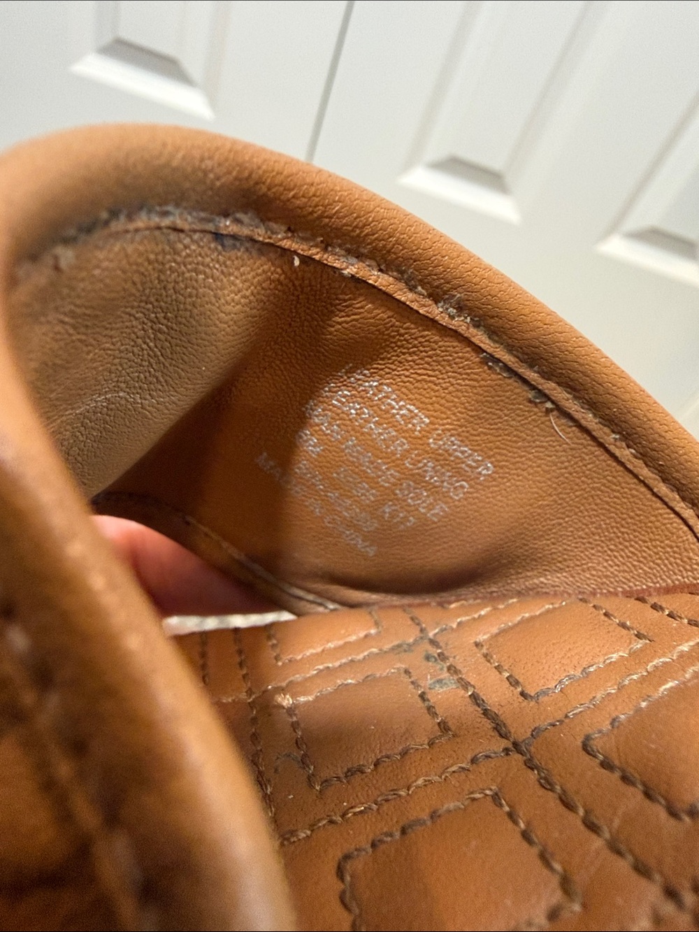 Tory Burch Cognac Leather Espadrille Wedge Sandals - Picture 5 of 6